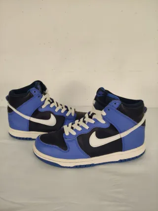 Nike Dunk HI Retro Blu/Bianco