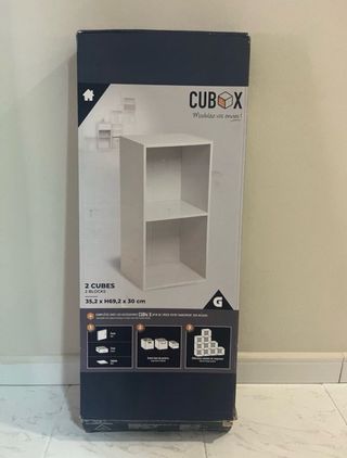 Estantería modular CUBOX 2 cubos