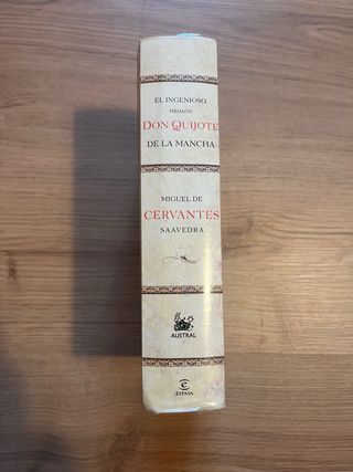 Libro “Don Quijote”