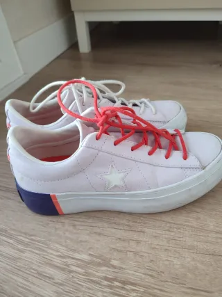 Converse plataforma talla 37