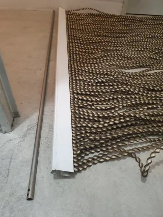 Cortina pvc de tiras para puerta exterior