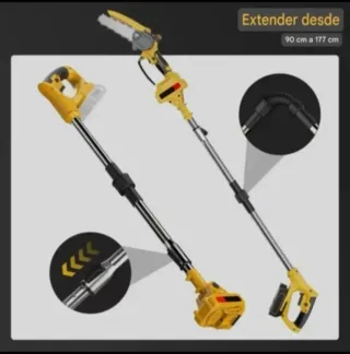 Motosierra Batería Recargable Telescópica