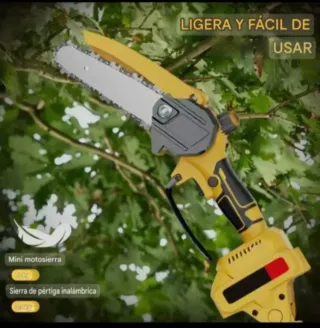 Motosierra Batería Recargable Telescópica