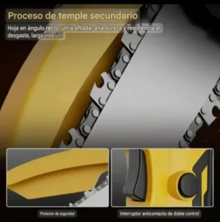 Motosierra Batería Recargable Telescópica