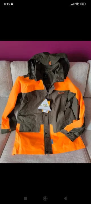 Chaqueta Browning caza M verde/naranja