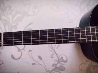 Guitarra Clásica 3/4 Negra Morgan impecable total