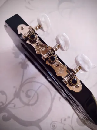 Guitarra Clásica 3/4 Negra Morgan impecable total