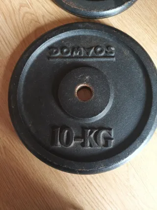 Disco de pesa DOMYOS 10 kg