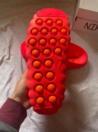 Nike Mind 001 Slide Solar Red