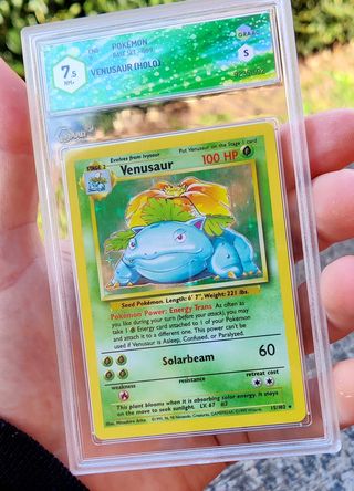 Pokémon - Venusaur 15/102 Set Base GRAAD 7,5