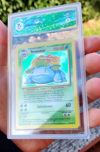 Pokémon - Venusaur 15/102 Set Base GRAAD 7,5