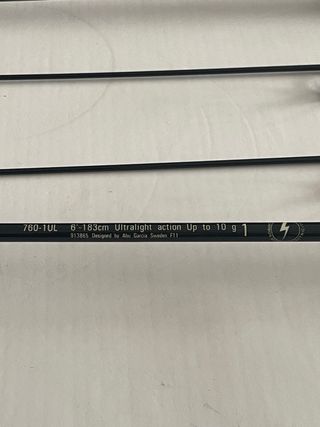 Pareja Cañas AbuGarcia Ultralight Grafito