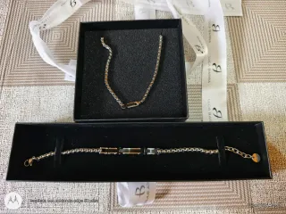 Bracciale e Collana Uomo Luca Barra Argento