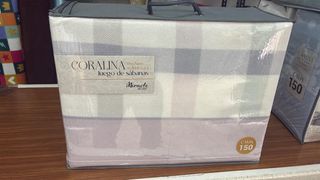 Juego Sábanas Coralina Cama 1.50