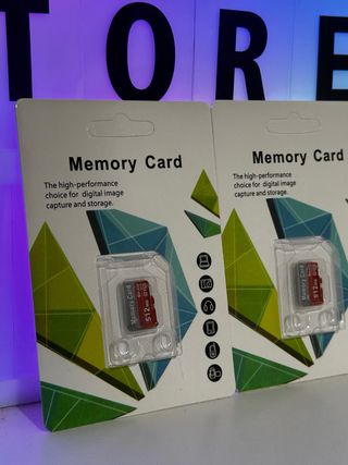 2 micro sd 512 mb nuevas