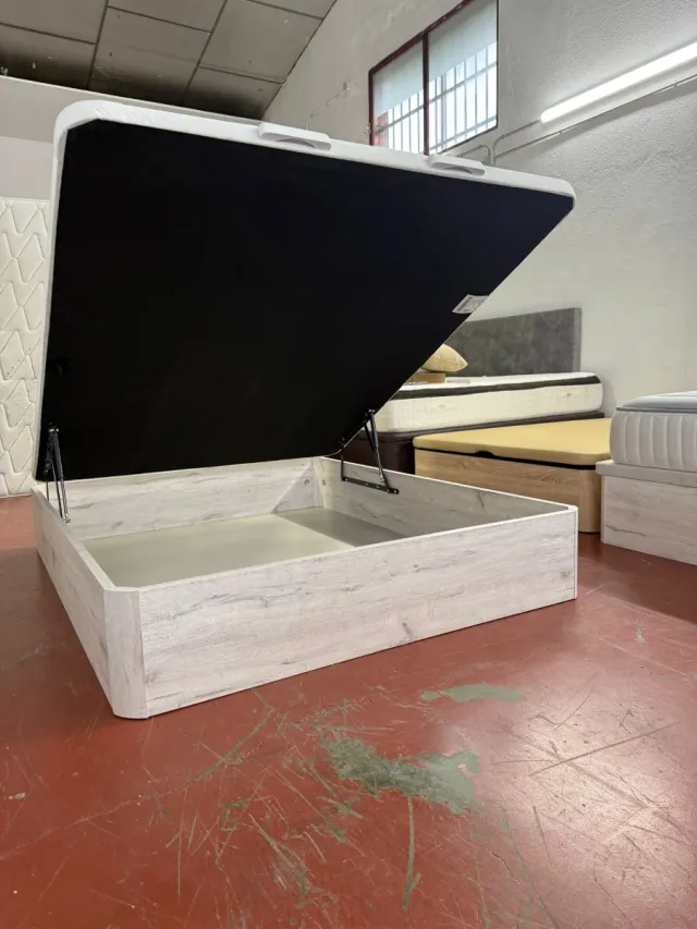 150x190 CANAPE MADERA COLCHÓN FLEX ORIÓN