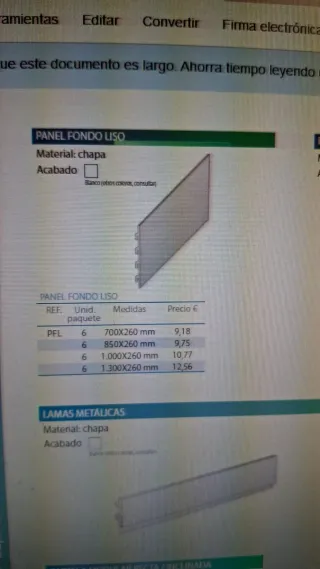 Estanterías metálicas