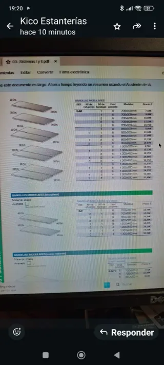 Estanterías metálicas
