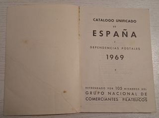 CATÁLOGO UNIFICADO DE SELLOS DE ESPAÑA EDIFIL 1969