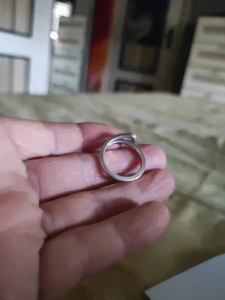 Anillo Plata Ley 925 Diseño Moderno