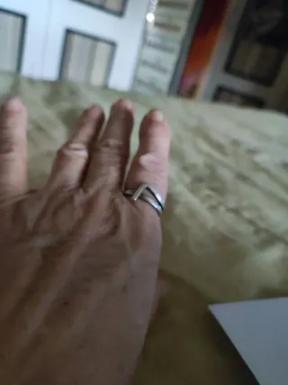 Anillo Plata Ley 925 Diseño Moderno