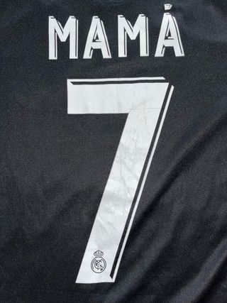 Camiseta Real Madrid Mujer Adidas Talla M Negra