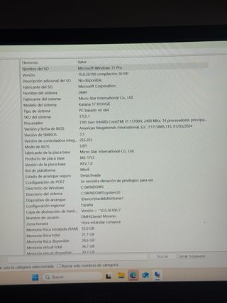 Portátil Gamer MSI Katana 17,3” 4070 32GB 1TB