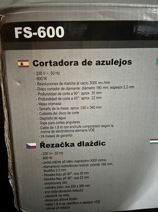 Cortadora de azulejos