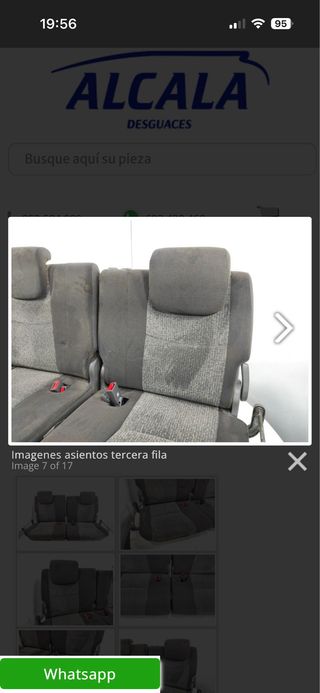 Asientos Toyota Land Cruiser 120