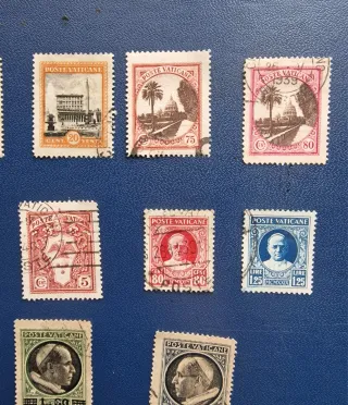 Lotto francobolli Poste Vaticane vintage