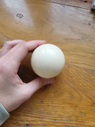 Bola de billar blanca