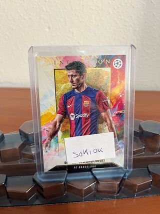 Carta Futbol Lewandowski FC Barcelona Inception