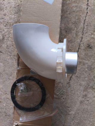 Codo Coaxial 90º salida Calentador Estanco.