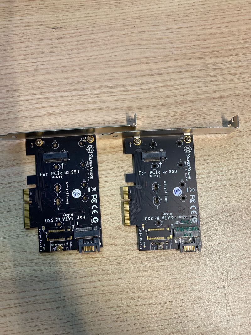 Placa Adaptadora PCIe M.2 SSD SilverStone