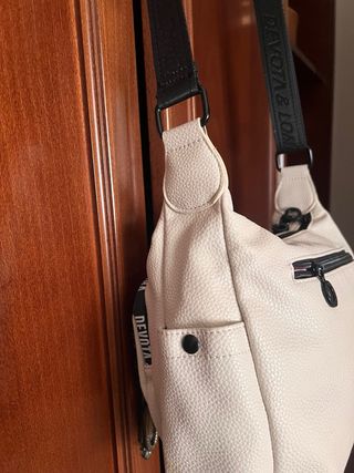 Bolso Devota & Lomba Beige y Negro
