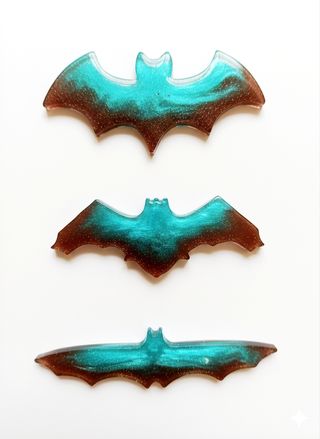 Imanes de Murciélago con Resina Epoxica.