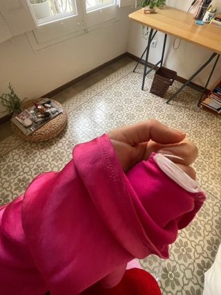 Vestido lencero rosa Urban Outfitters