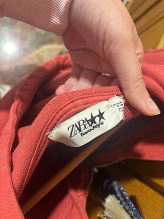 Twojeys Sudadera Roja Cremallera