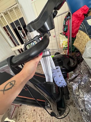 Cinta de correr plegable con masajeador