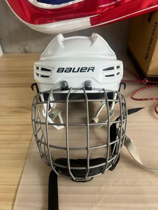 Casco Hockey Bauer Blanco Seminuevo