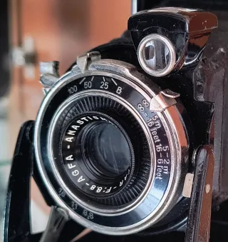 Cámara Agfa de 1932 Art Deco