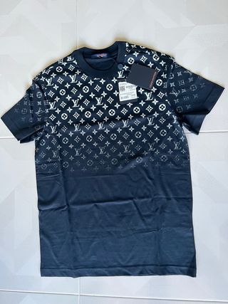 T-shirt Louis Vuitton monogram blue