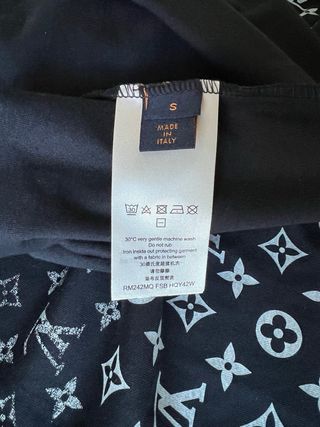 T-shirt Louis Vuitton monogram blue