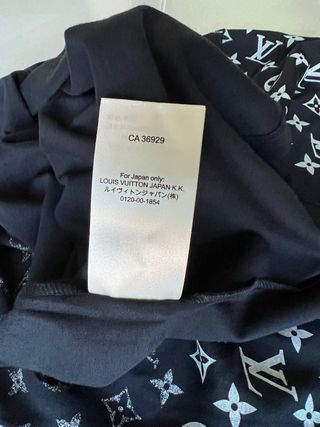 T-shirt Louis Vuitton monogram blue