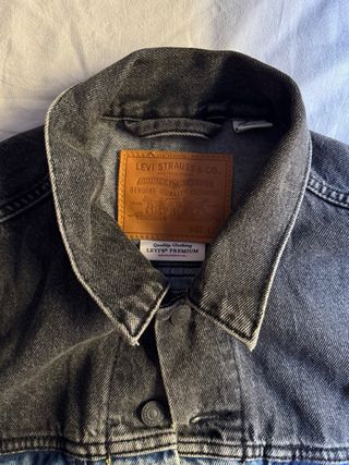 Chaqueta vaquera Levi's azul y gris