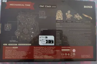 Rompecabezas ROKR Reloj Madera 3D