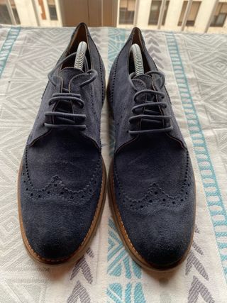 Zapatos DLI Ante Azul Marino Talla 42