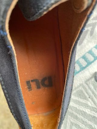 Zapatos DLI Ante Azul Marino Talla 42