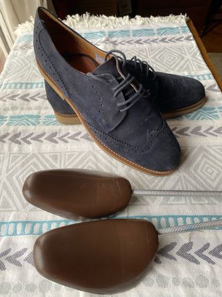 Zapatos DLI Ante Azul Marino Talla 42