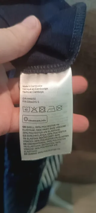 Vestido de rayas azul y blanco